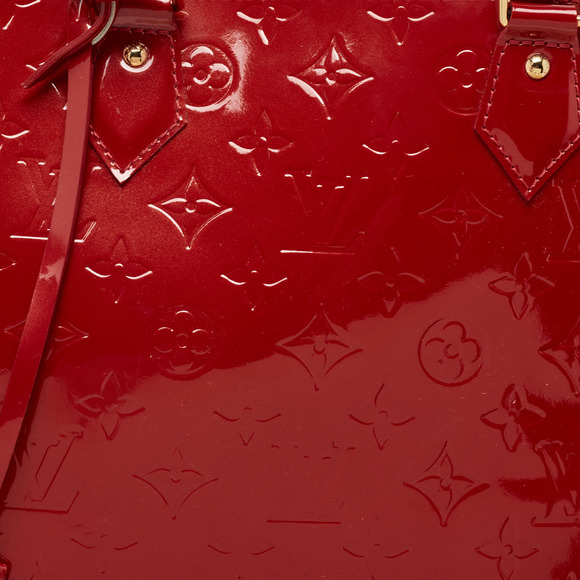 LOUIS VUITTON Red Monogram Vernis Alma GM - Picture 7 of 8